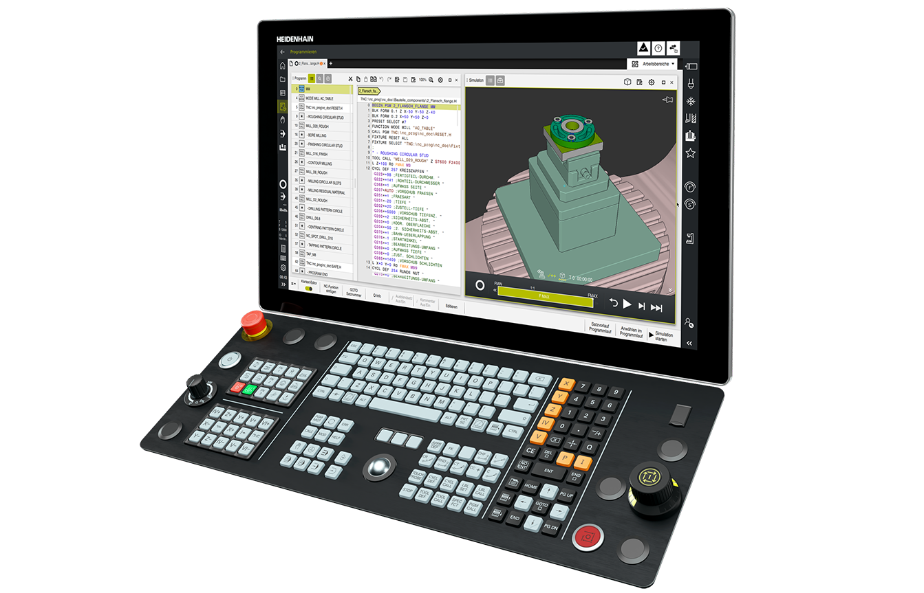 CNC-Steuerung TNC7 für Fräs-, Dreh- und Schleifbearbeitung